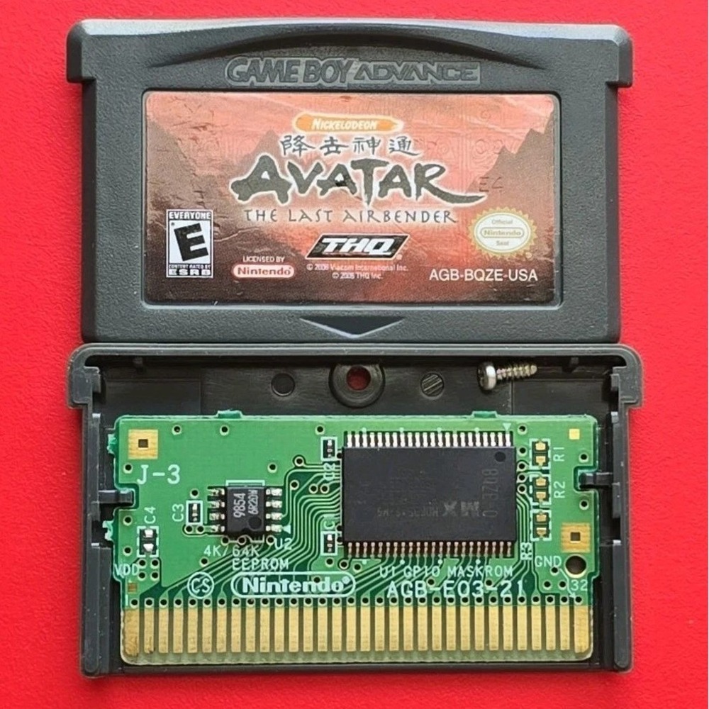 Avatar The Last Airbender Nintendo Game Boy Advance GBA THQ AGB-BQZE-USA Authent